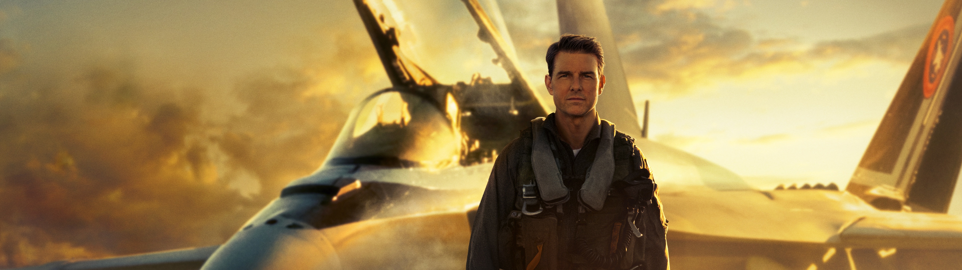 Tom Cruise Top Gun Maverick, 3840x1080 21:9, Smart TV 4K