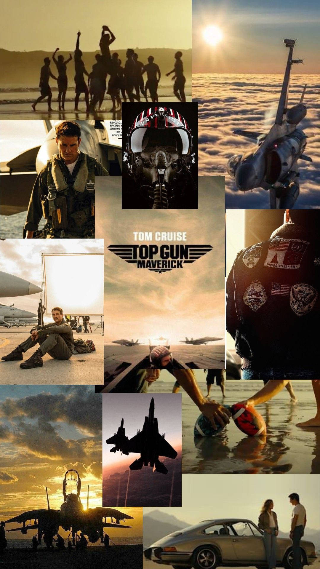 Top Gun Maverick collage aerei, 1080x1920 Full HD Verticale, Smartphone