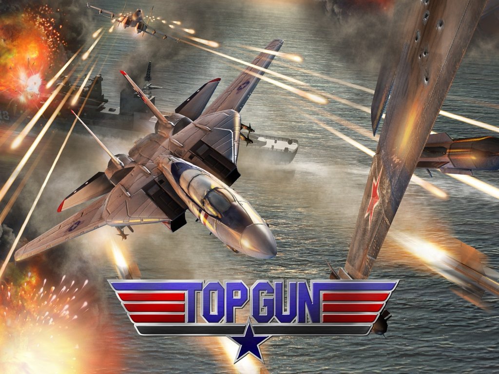 Top Gun jet caccia combattimento, 1024x768 HD, Desktop