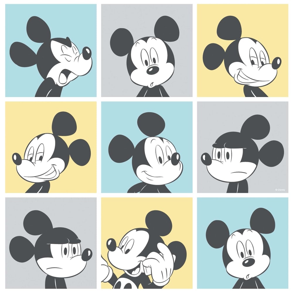 Topolino Disney espressioni griglia, 1000x1000 HD, Desktop