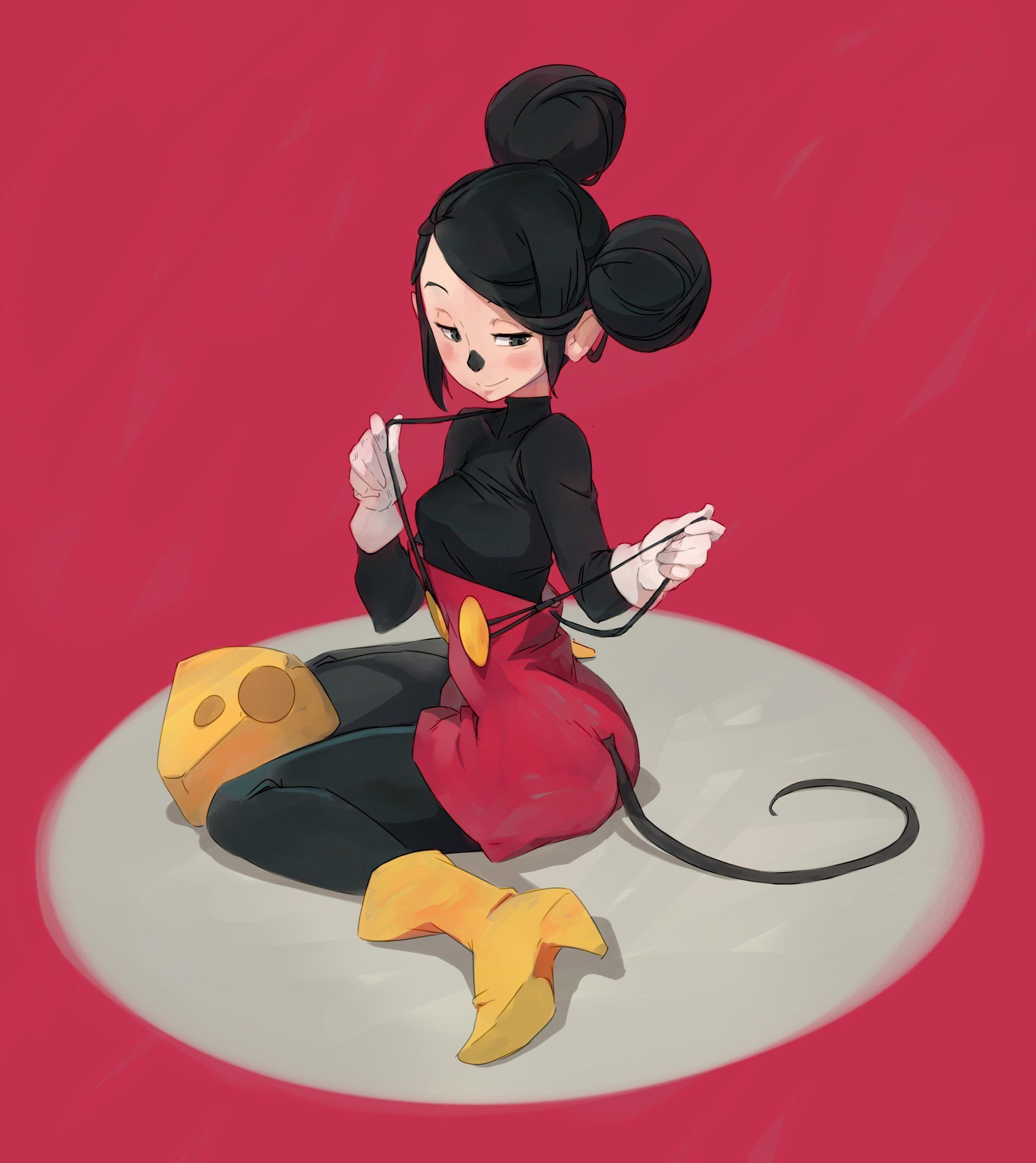 Ragazza stile Topolino Disney, 1824x2048 Full HD Verticale, Smartphone
