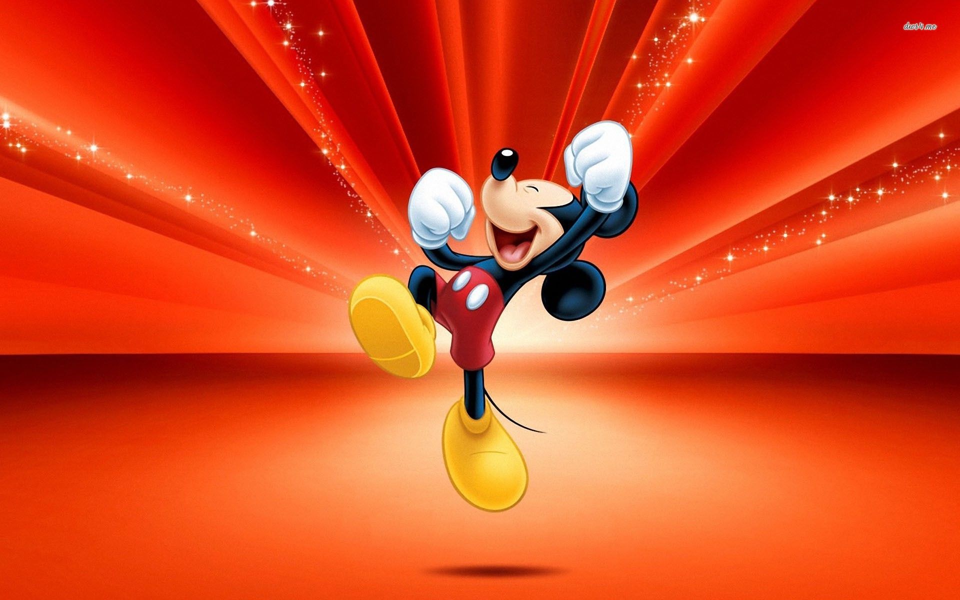 Topolino Disney sfondo rosso, 1920x1200 WUXGA, PC