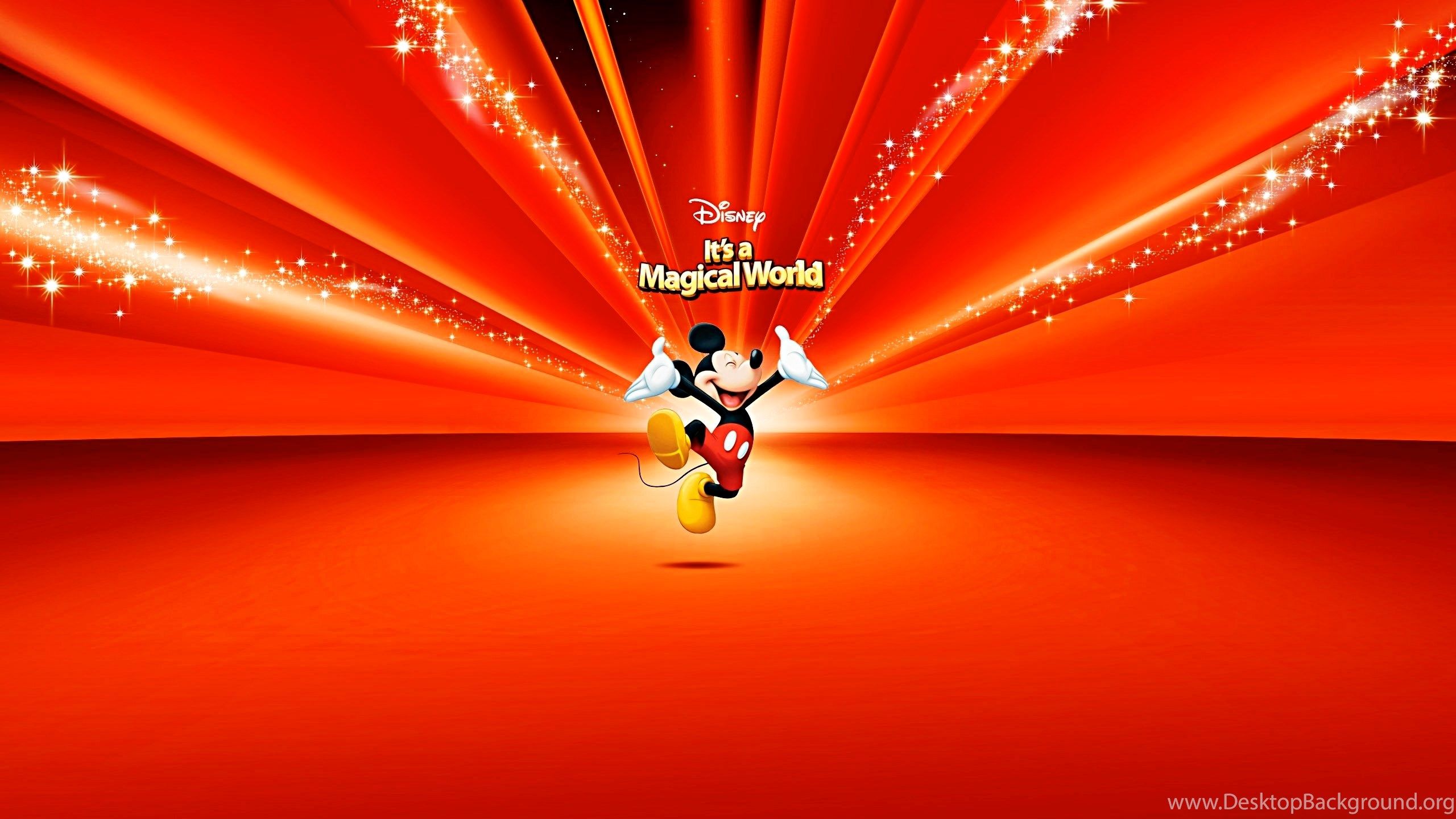 Topolino Disney sfondo rosso, 2560x1440 1440p, Desktop