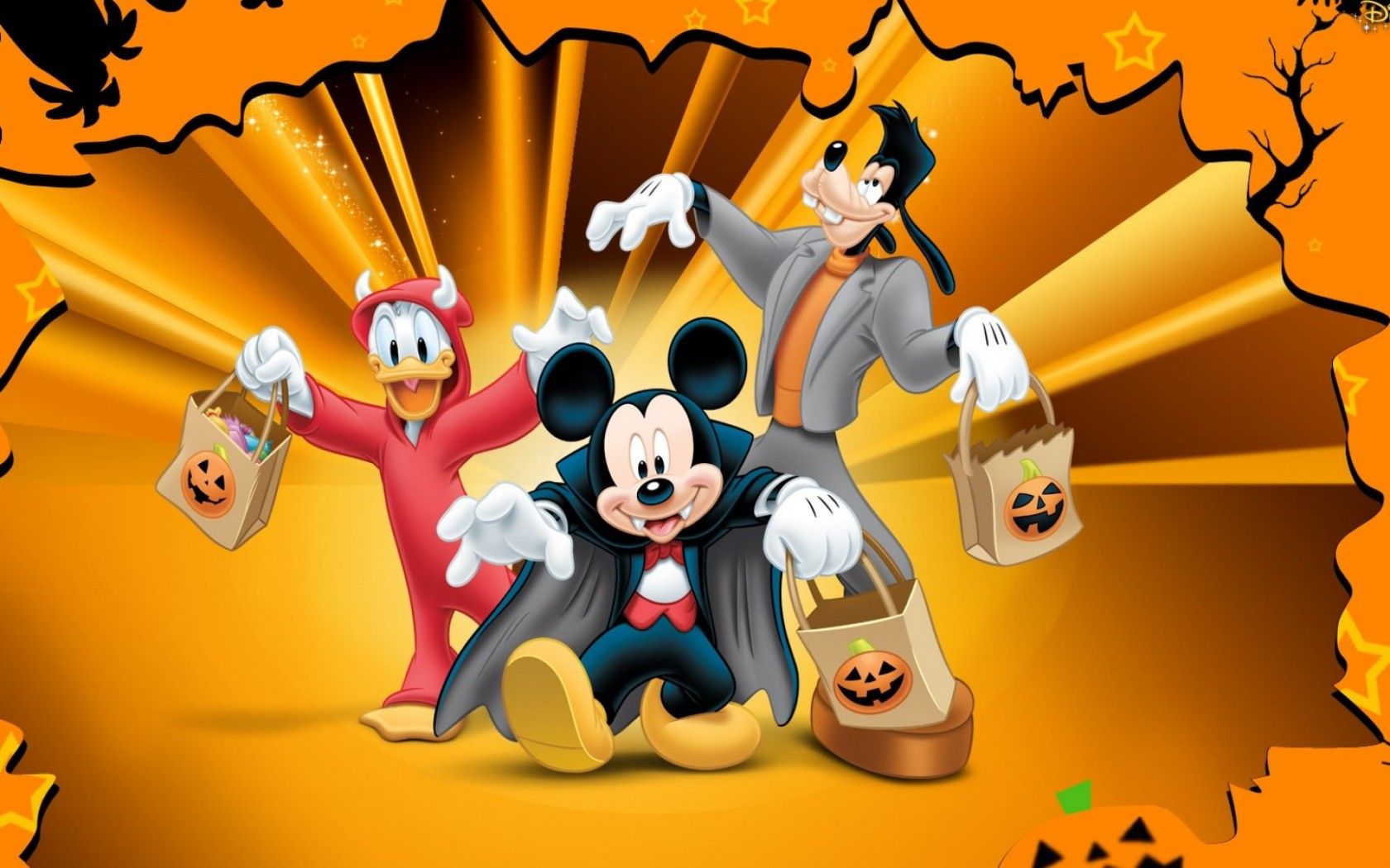 Topolino Halloween con Pippo e Paperino, 1680x1050 HD, Desktop
