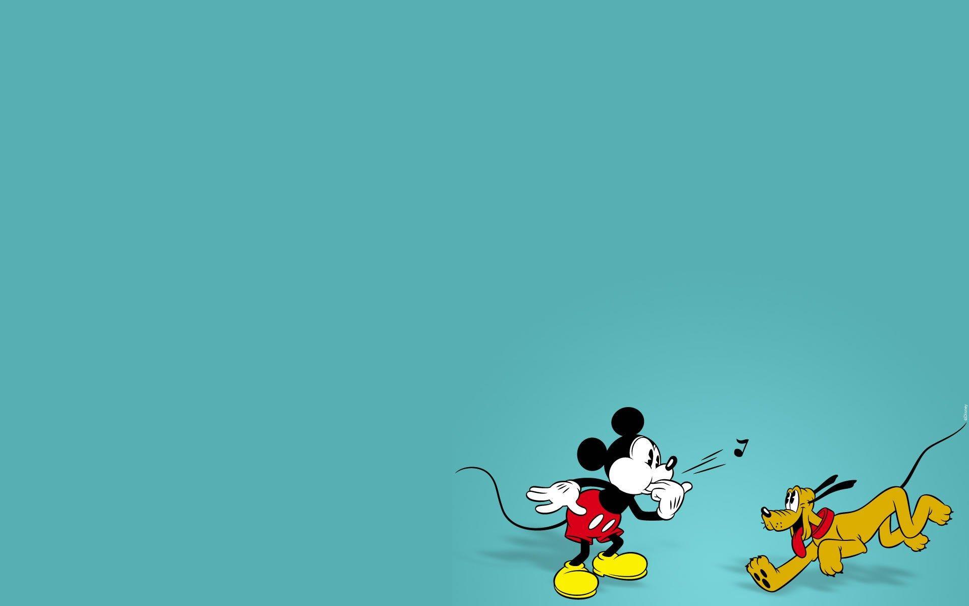 Topolino e Pluto sfondo azzurro, Mickey Mouse, 1920x1200 Full HD+ WUXGA, Desktop