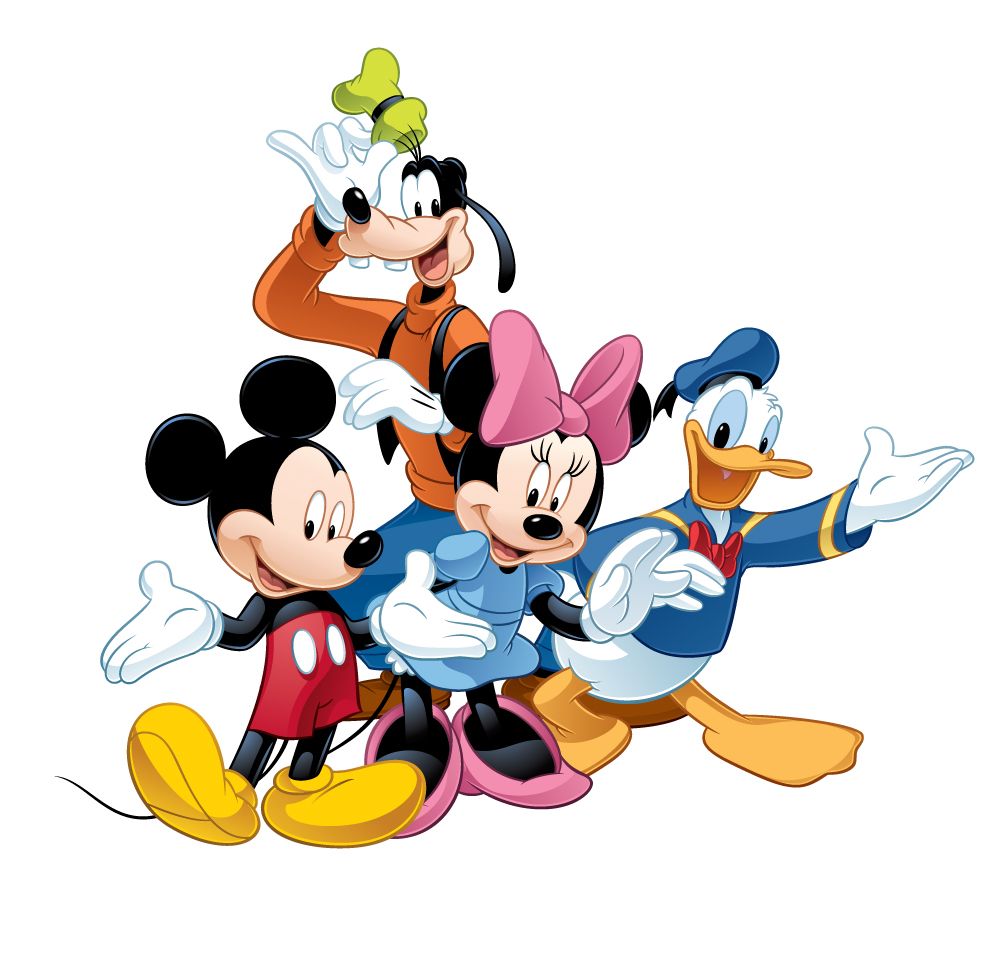 Topolino, Minnie, Paperino e Pippo, 1000x955 HD, Desktop