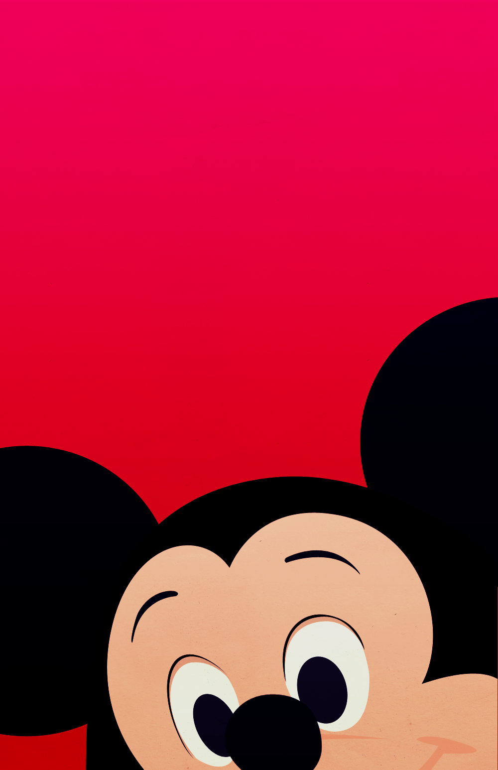 Topolino Disney sfondo rosso, 1000x1546 Full HD Verticale, Smartphone
