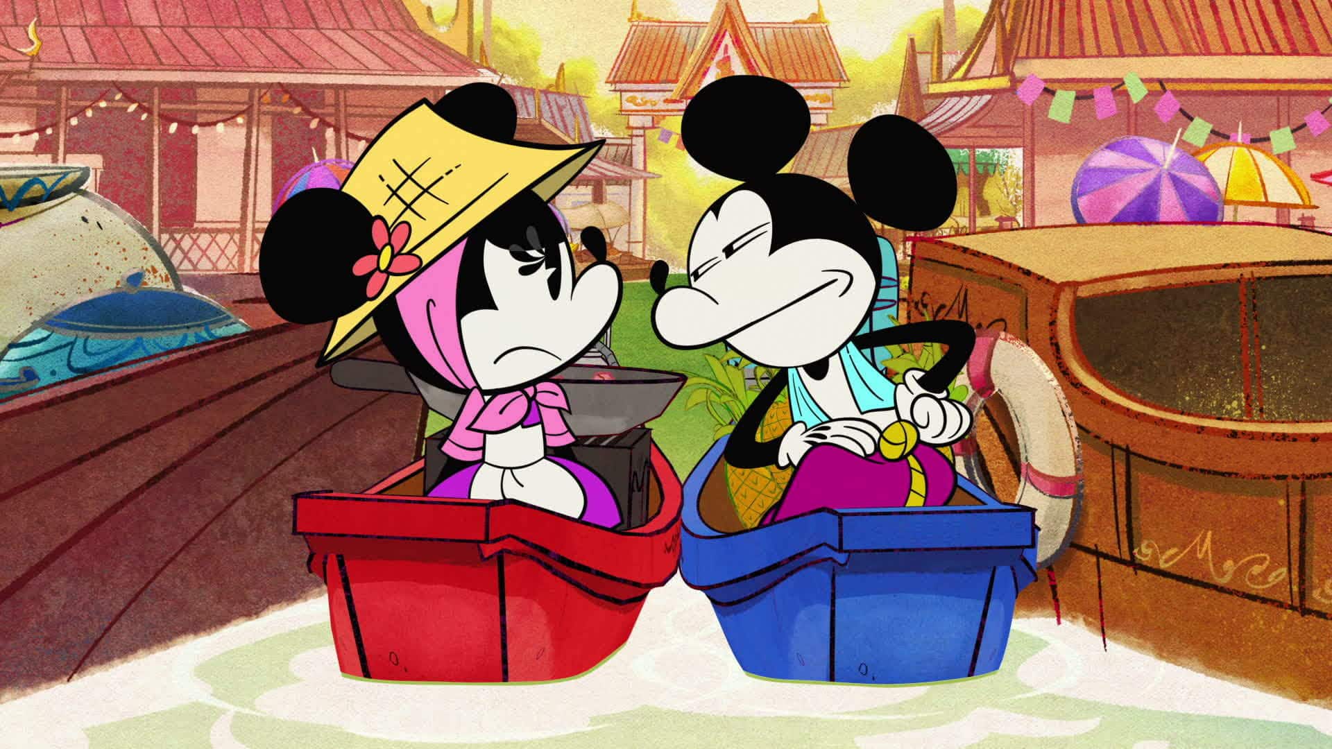 Topolino e Minnie in barca, Mickey Mouse, 1920x1080 1080p, Laptop