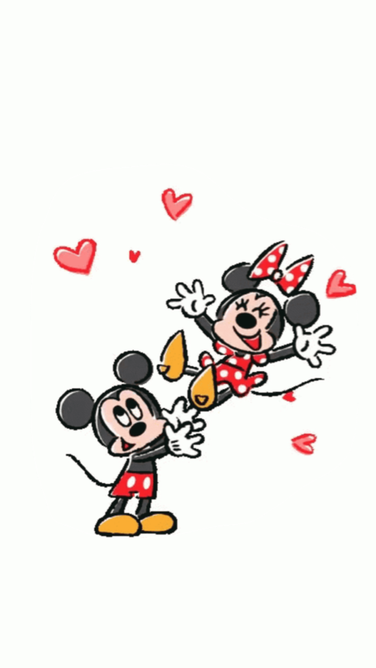 Topolino e Minnie cartoni, 1242x2208 Full HD Verticale, iPhone