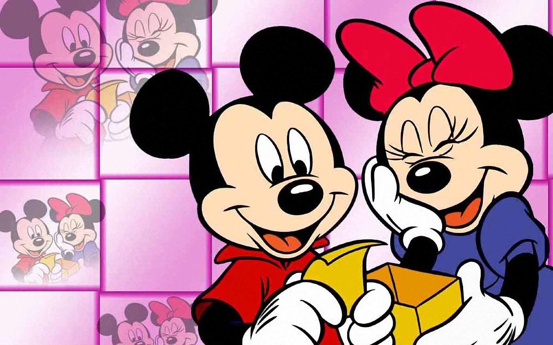 Topolino e Minnie cartone, 1920x1200 WUXGA, Laptop