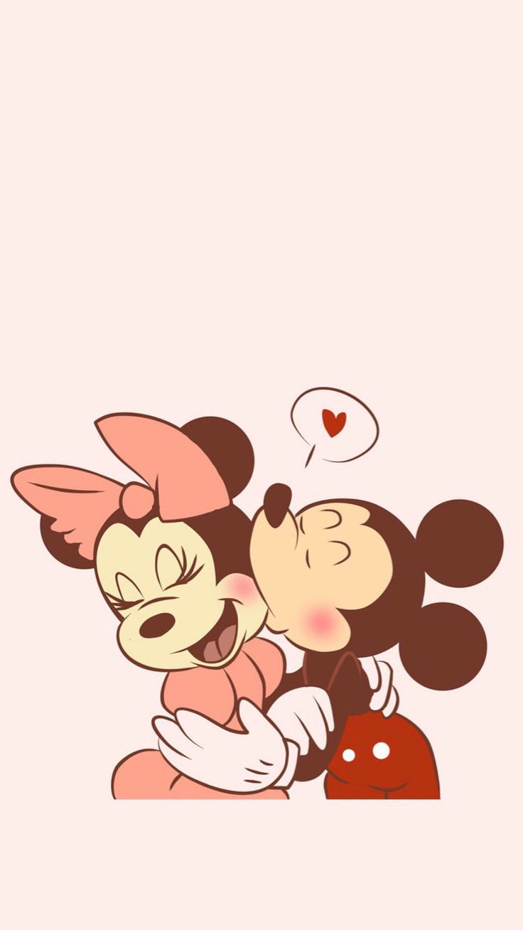 Topolino e Minnie cartoon, Minnie Mouse, 736x1308 Verticale, Telefono