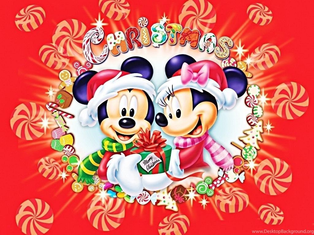 Topolino e Minnie natalizi, 1024x768 HD, Desktop