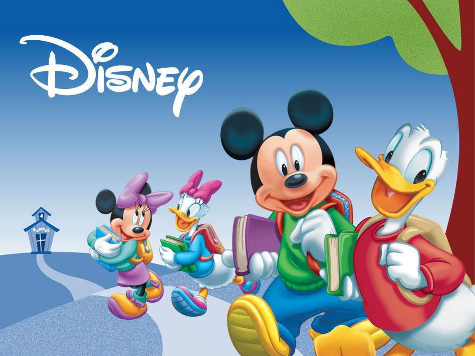 Topolino, Minnie, Paperino Disney, classici d'animazione, 1600x1200 HD, PC