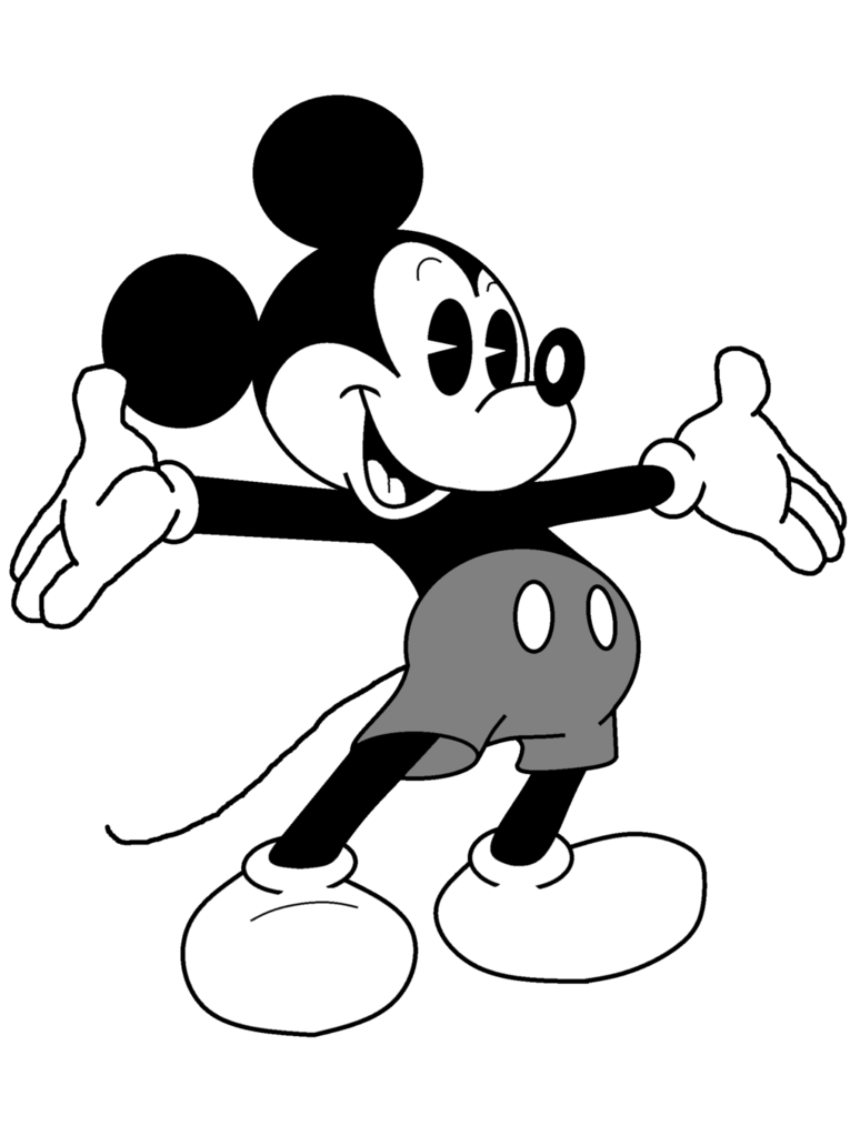 Topolino bianco e nero, 774x1032 Verticale, Mobile