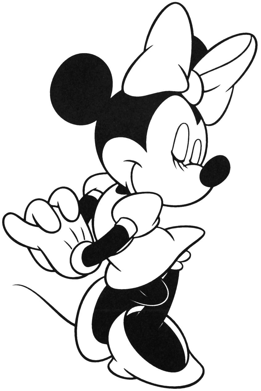 Minnie Mouse bianco e nero, 846x1266 Full HD Verticale, iPhone