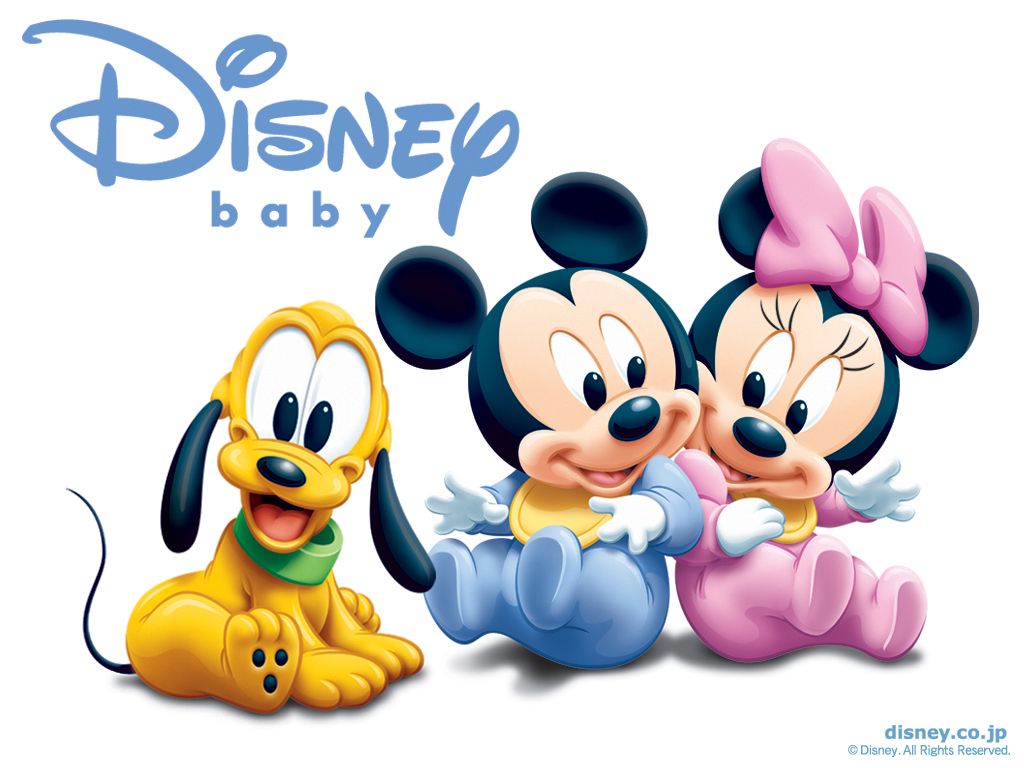 Topolino e Minnie neonati Disney, 1024x768 HD, PC