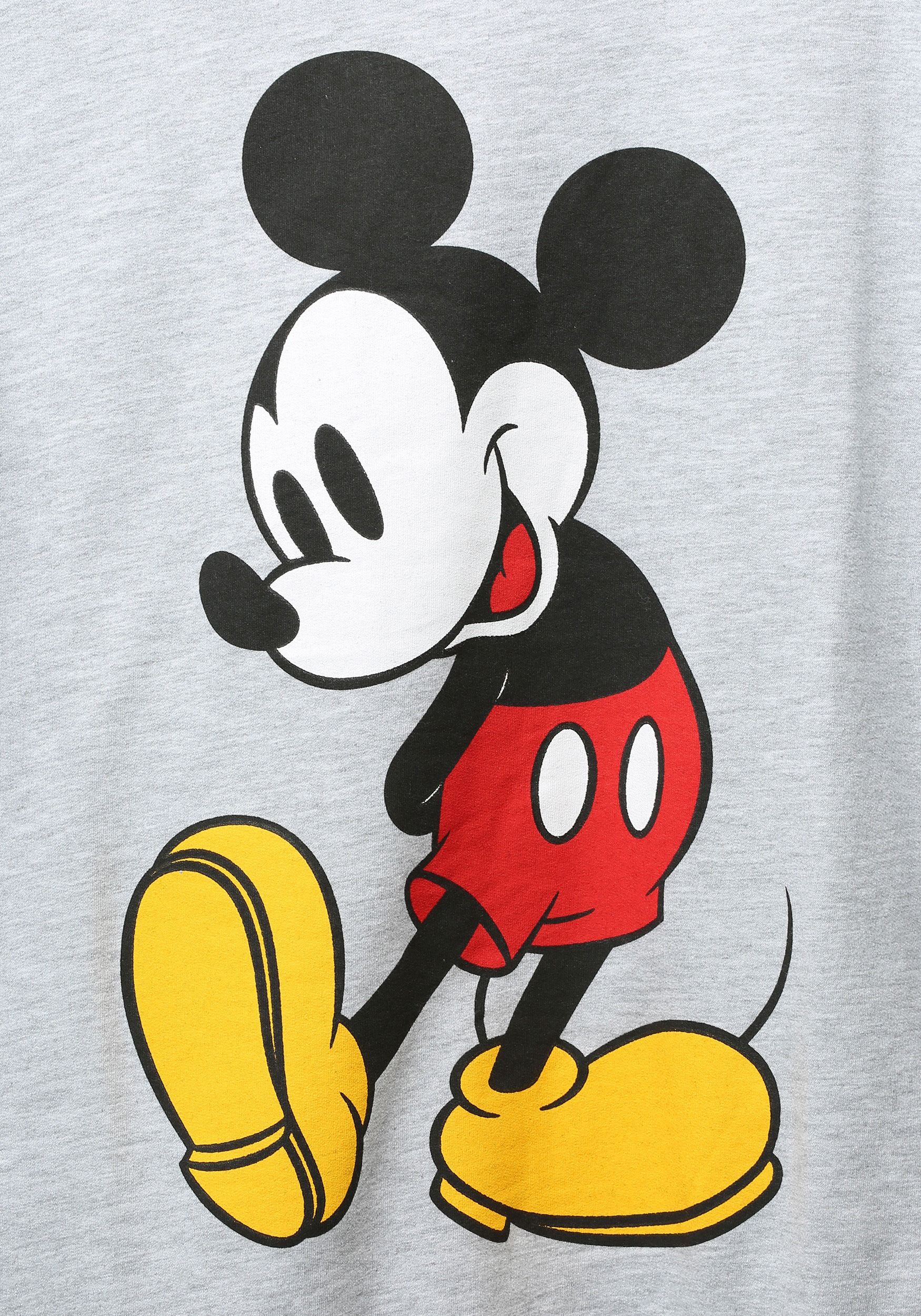 Topolino Vintage su maglietta grigia, 1750x2500 Verticale, OnePlus