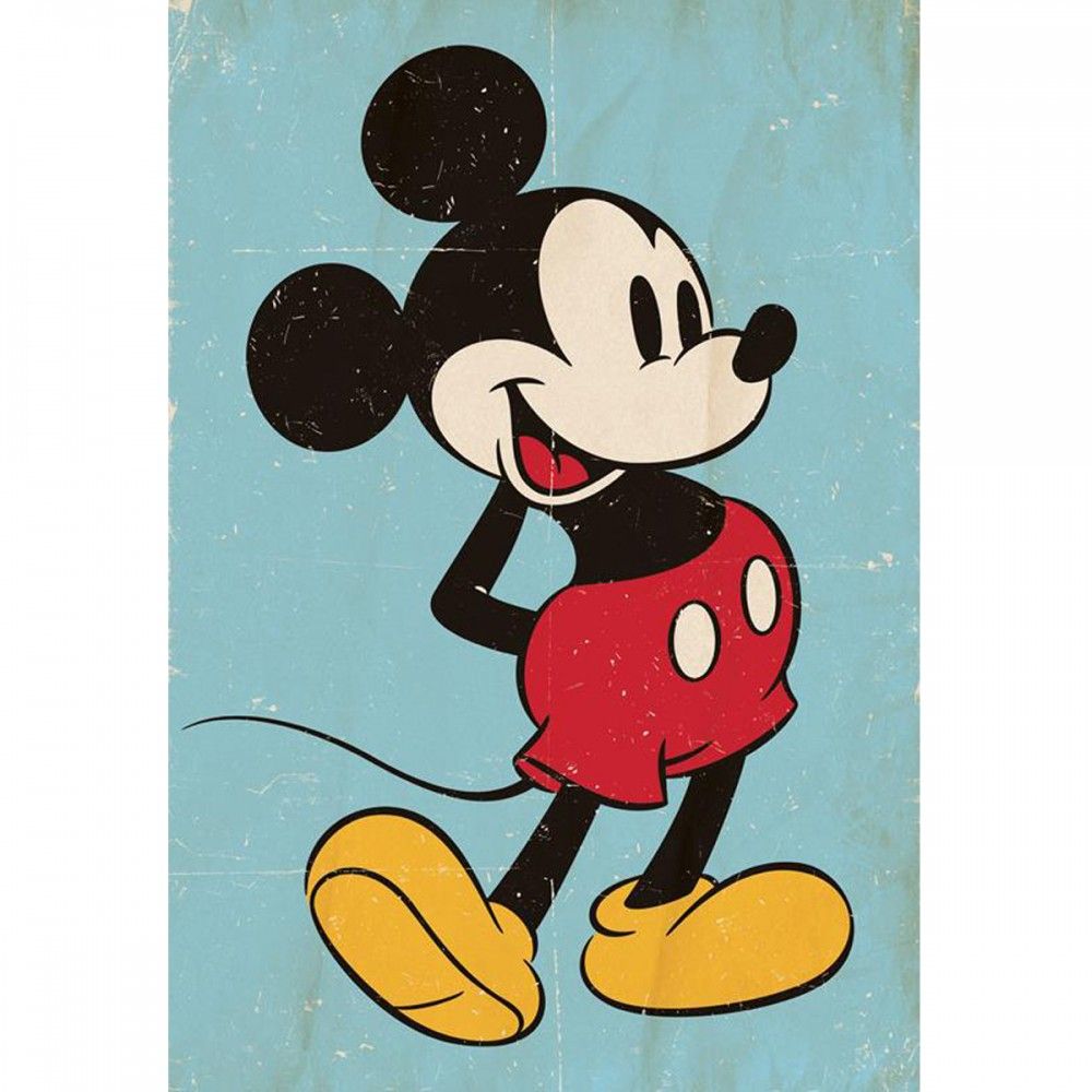 Topolino vintage Disney, classici d'animazione, 1000x1000 HD, Laptop
