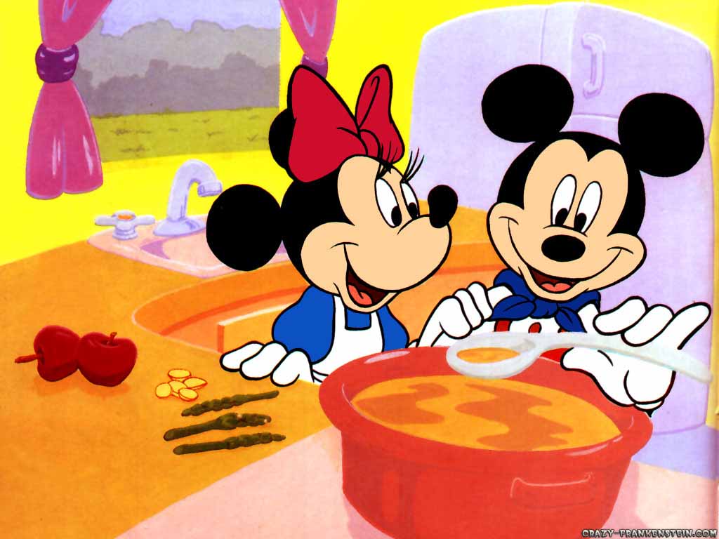 Topolino e Minnie in cucina, 1024x768 HD, PC Desktop