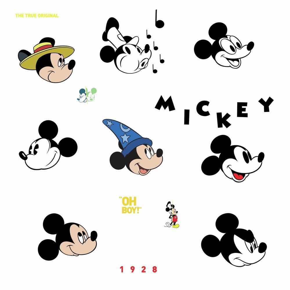 Topolino Mickey Mouse vintage, 1000x1000 HD, Desktop