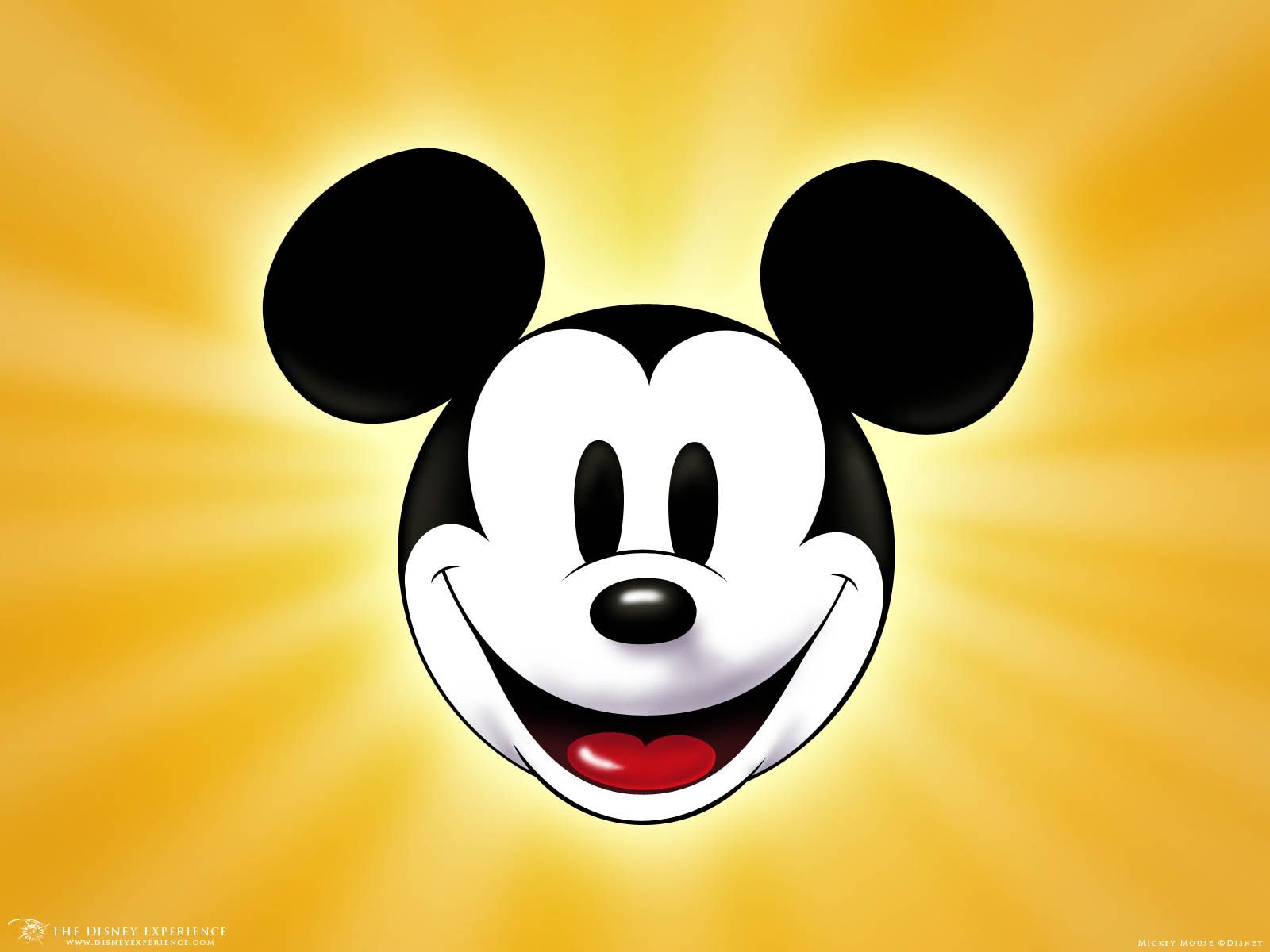 Topolino volto sfondo giallo, 1600x1200 HD, ROG Asus Laptop