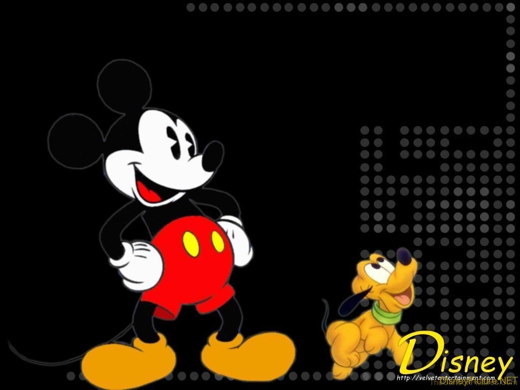 Topolino e Minnie sfondo rosa, 1024x768 HD, Desktop