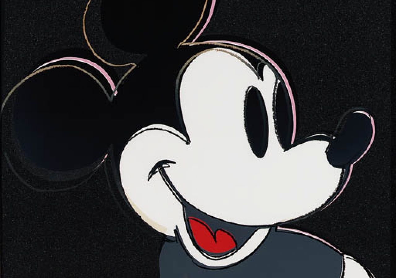 Topolino Disney sfondo nero, classici d'animazione, 1280x900 HD, Desktop