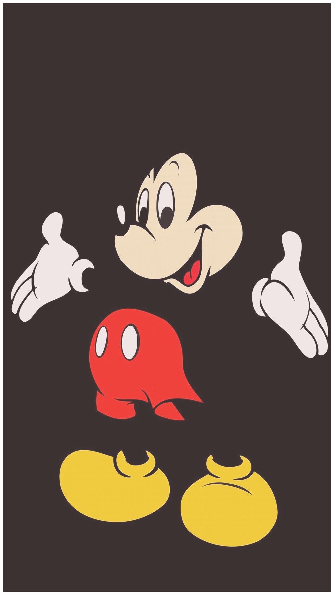 Topolino Disney minimalista, 1080x1920 Full HD Verticale, Smartphone
