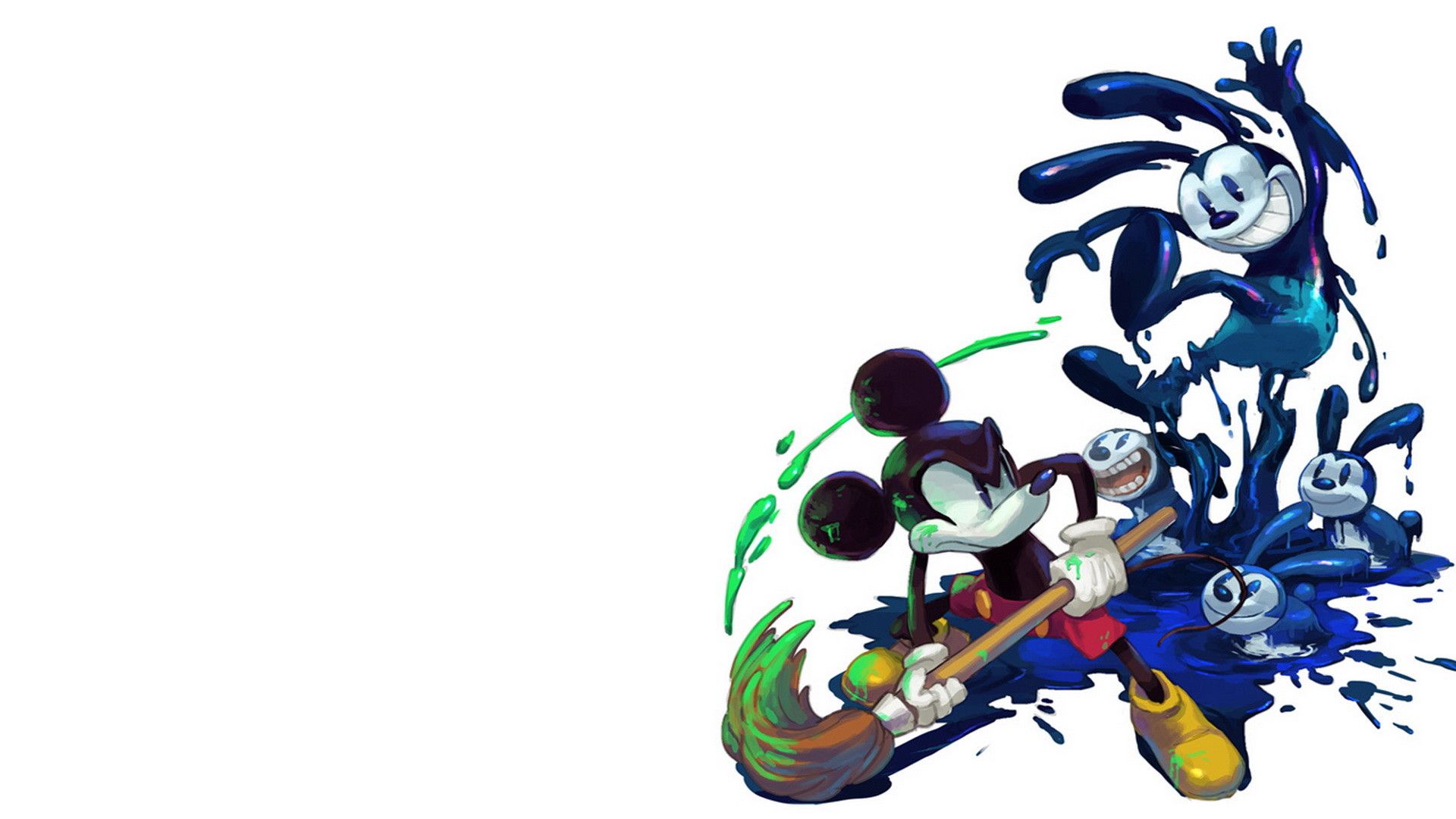 Topolino Epic Mickey vernice, Disney, 1920x1080 Full HD, Desktop