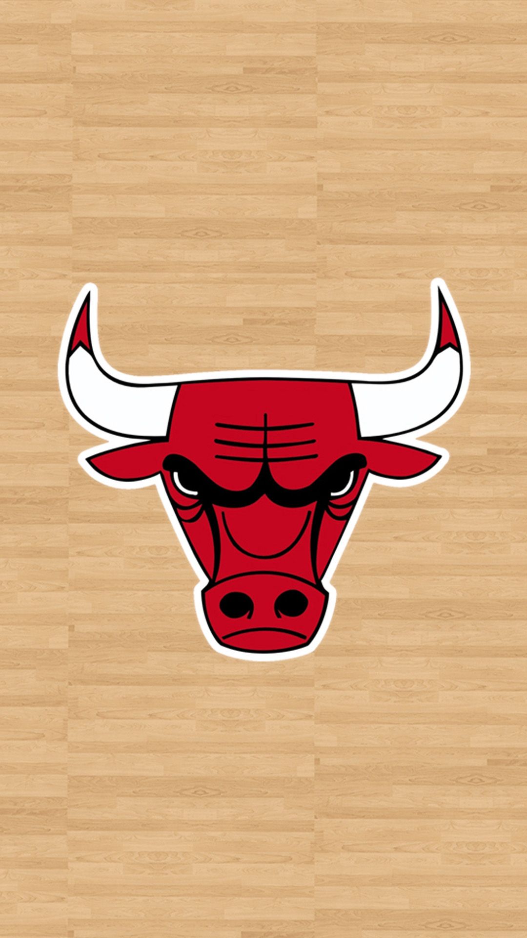 Logo Chicago Bulls parquet, 1080x1920 Verticale, Samsung Galaxy