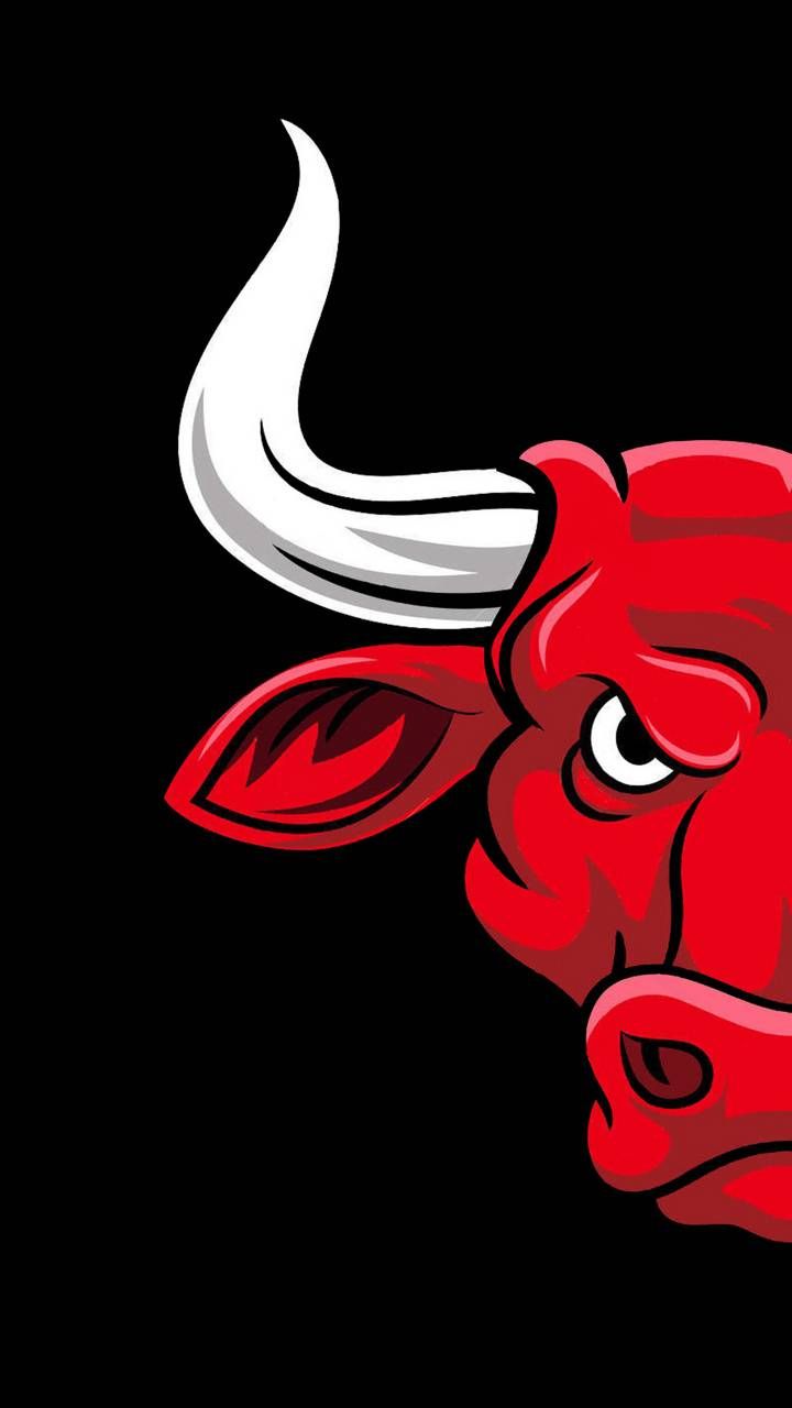 Toro rosso Chicago Bulls, NBA, 720x1280 Full HD Verticale, iPhone