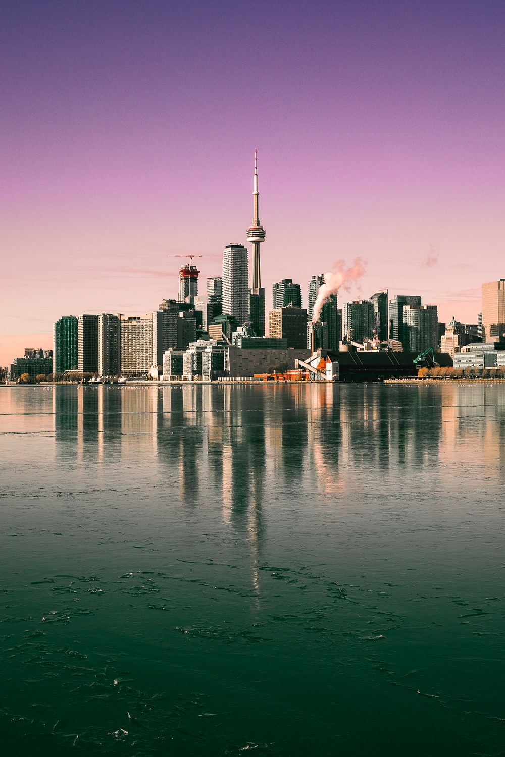 Skyline di Toronto al tramonto, 1000x1500 Full HD Verticale, iPhone