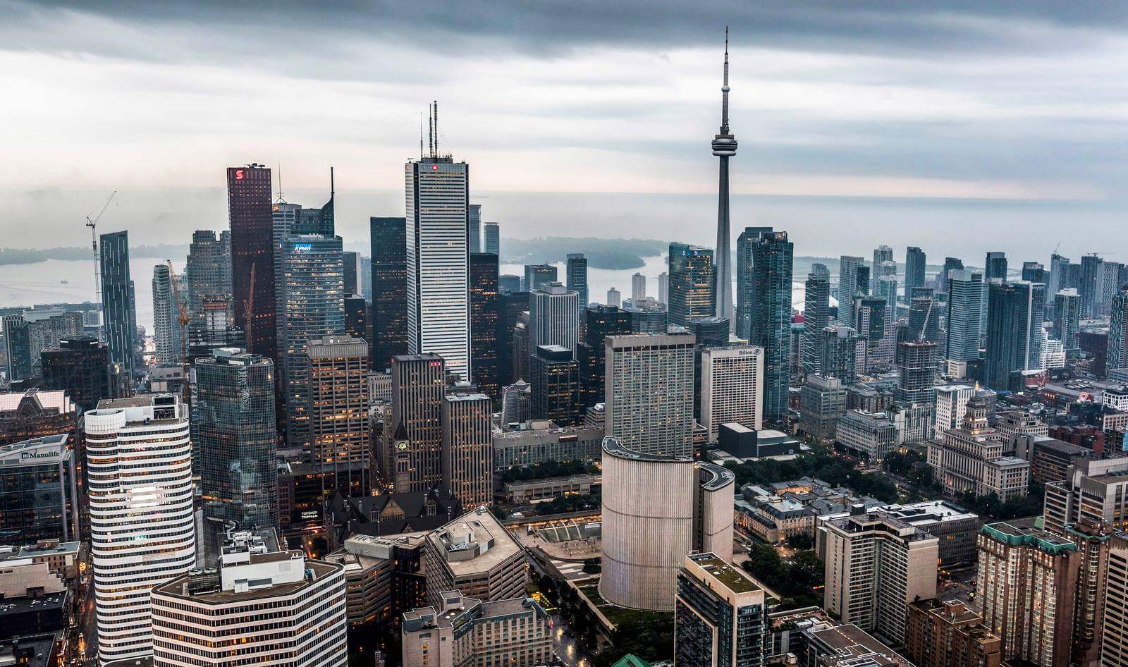Skyline di Toronto con CN Tower, 1600x946 HD Ready, Laptop