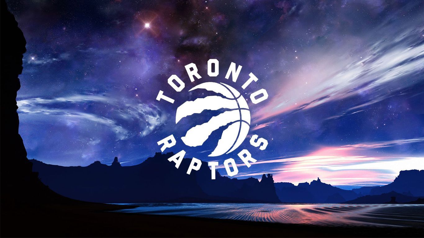 Logo Toronto Raptors cielo notturno, basket, 1366x768 720p, PC