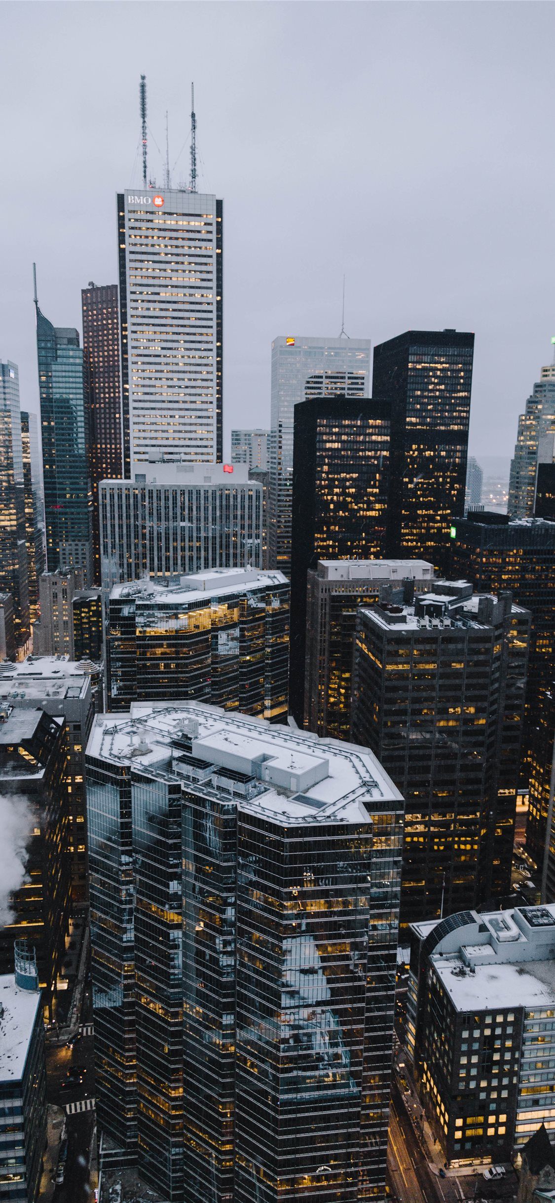 Toronto Financial District grattacieli, 1125x2436 Full HD Verticale, Smartphone