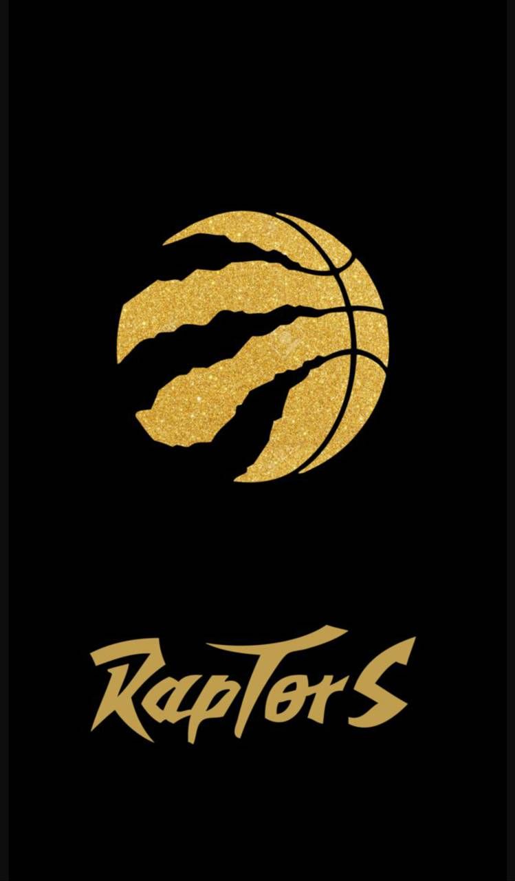 Logo Toronto Raptors oro, NBA, 749x1280 Verticale, Telefono