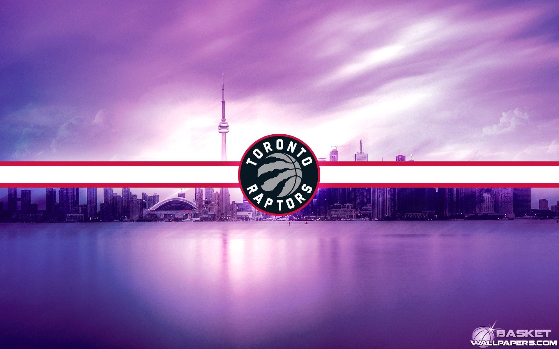 Logo Toronto Raptors skyline viola, 1920x1200 WUXGA, Desktop