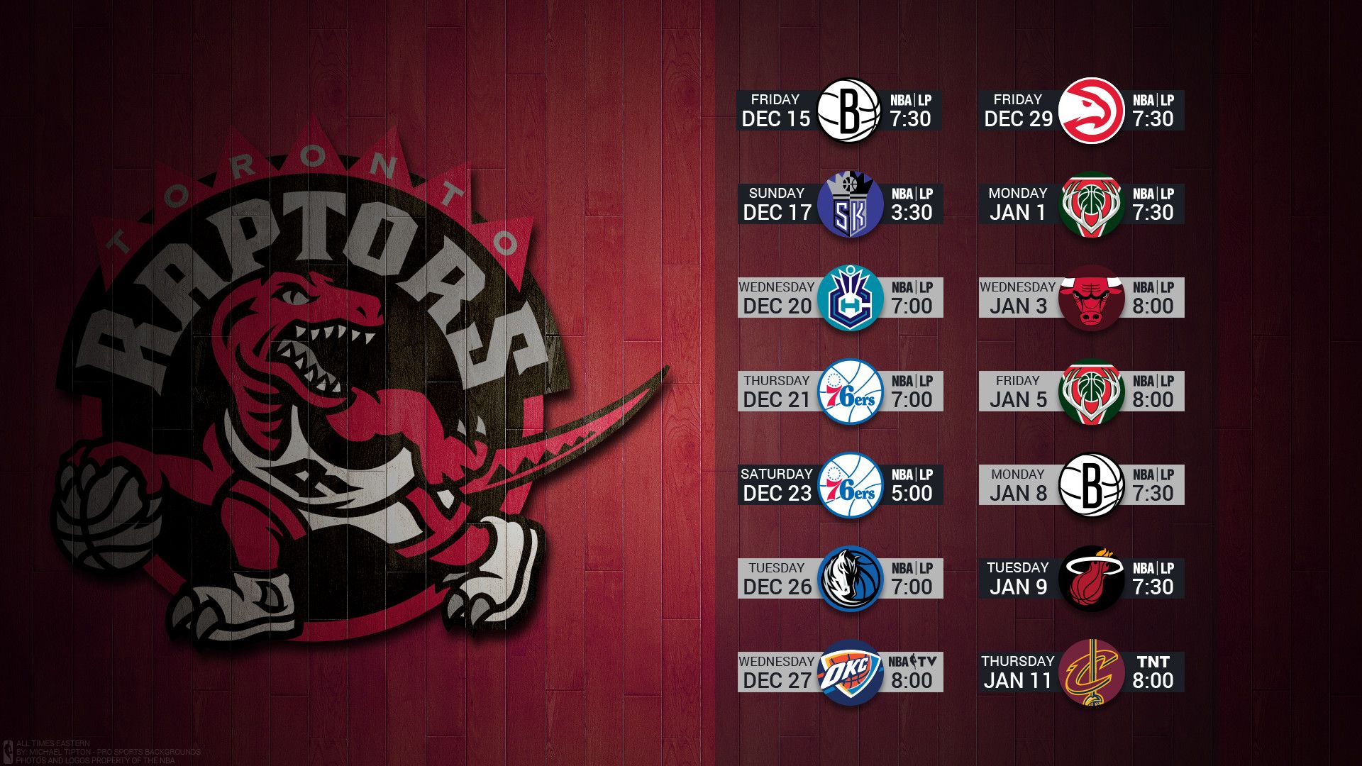 Toronto Raptors calendario partite, 1920x1080 1080p, PC
