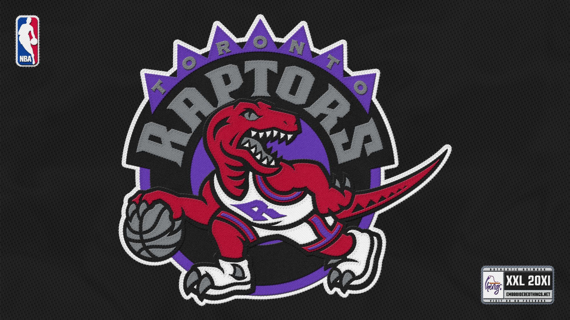 Logo Toronto Raptors NBA, basket americano, 2000x1125 2K, Desktop