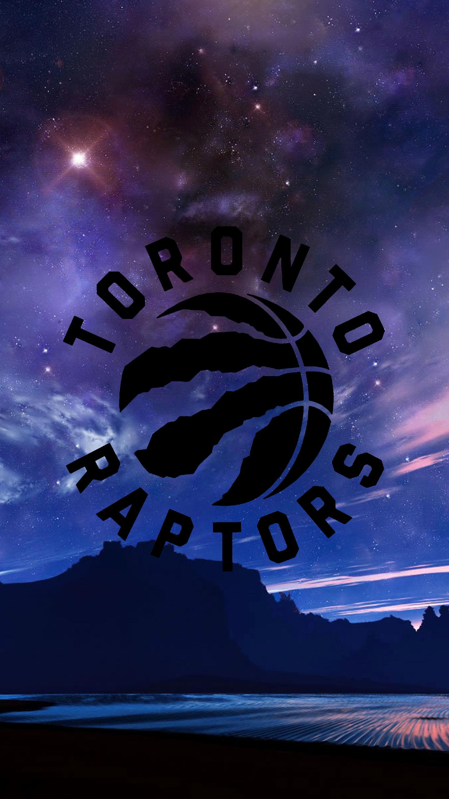 Logo Toronto Raptors cielo notturno, 1440x2560 Verticale, Telefono