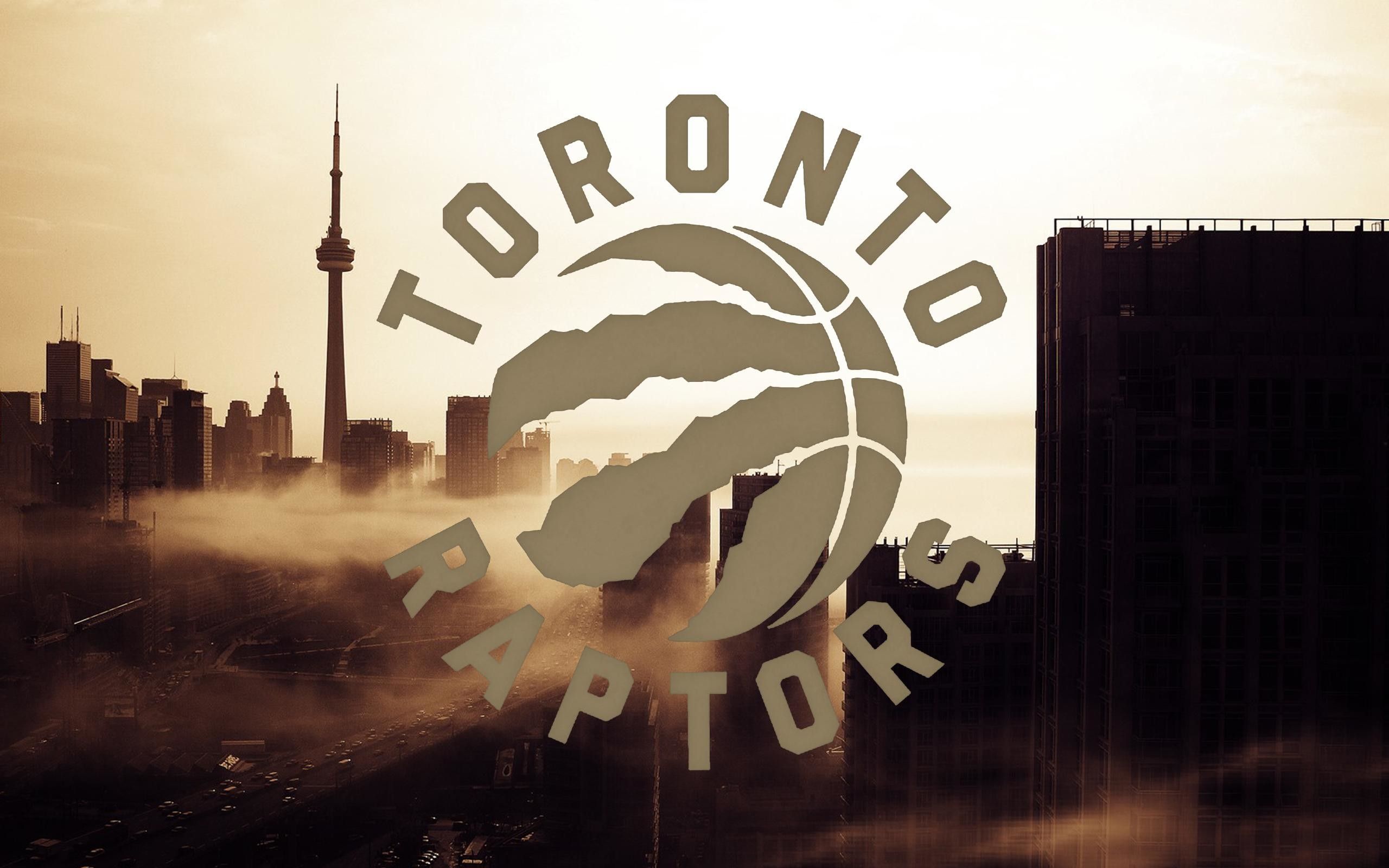 Logo Toronto Raptors skyline, 2560x1600 2K, MacBook Pro