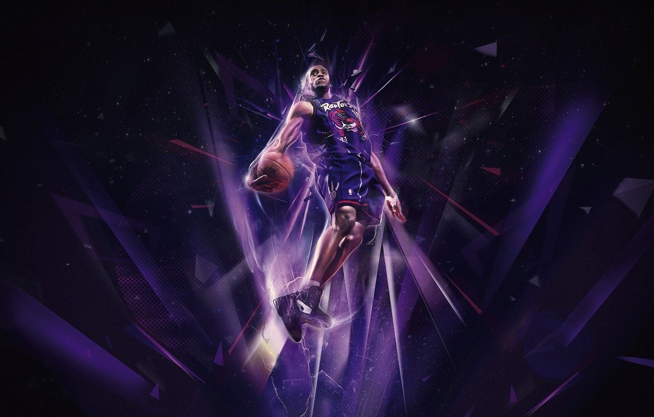 Giocatore basket Toronto Raptors viola, 1332x850 HD, Desktop