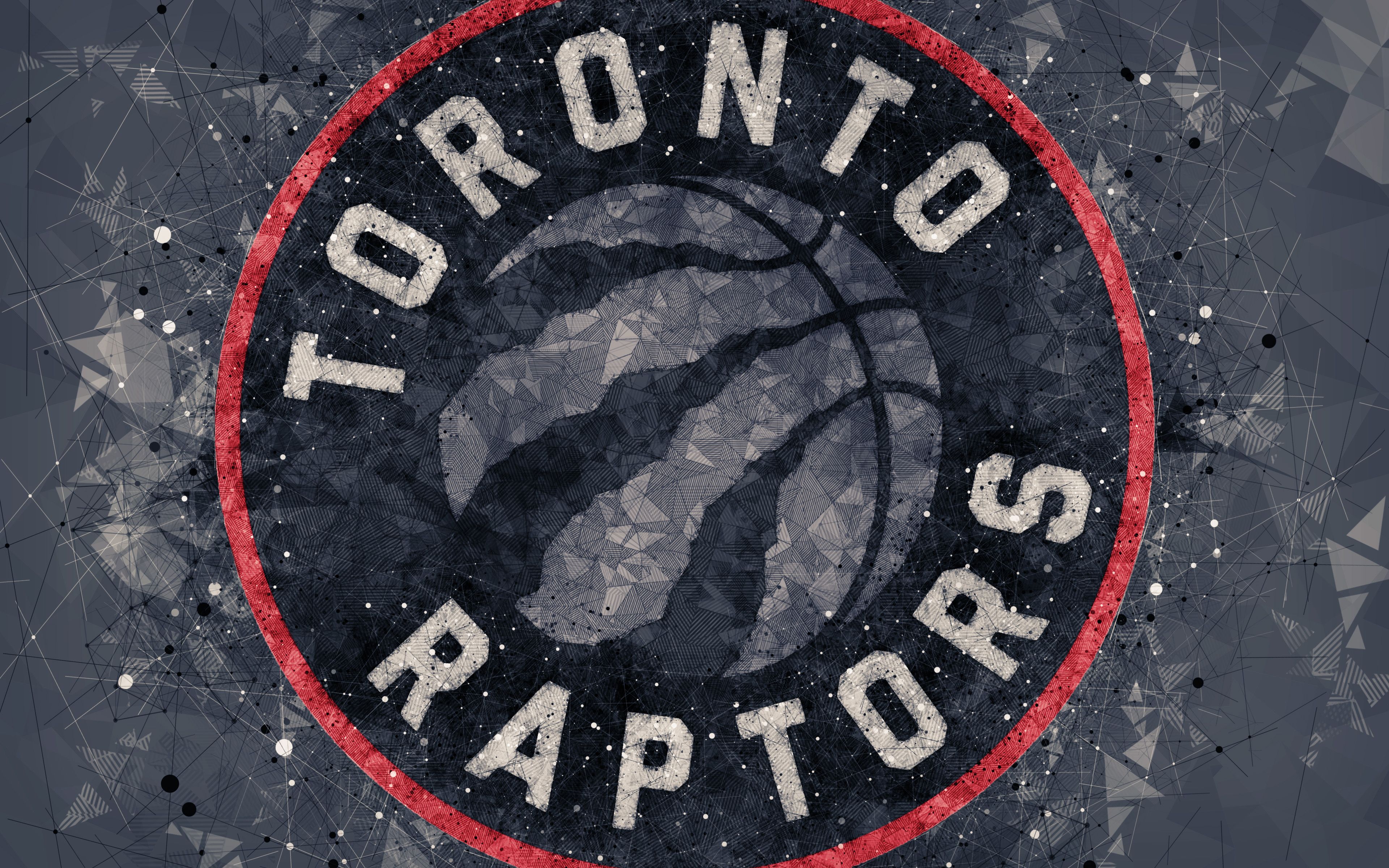 Logo Toronto Raptors basket, 3840x2400 4K, Smart TV 4K