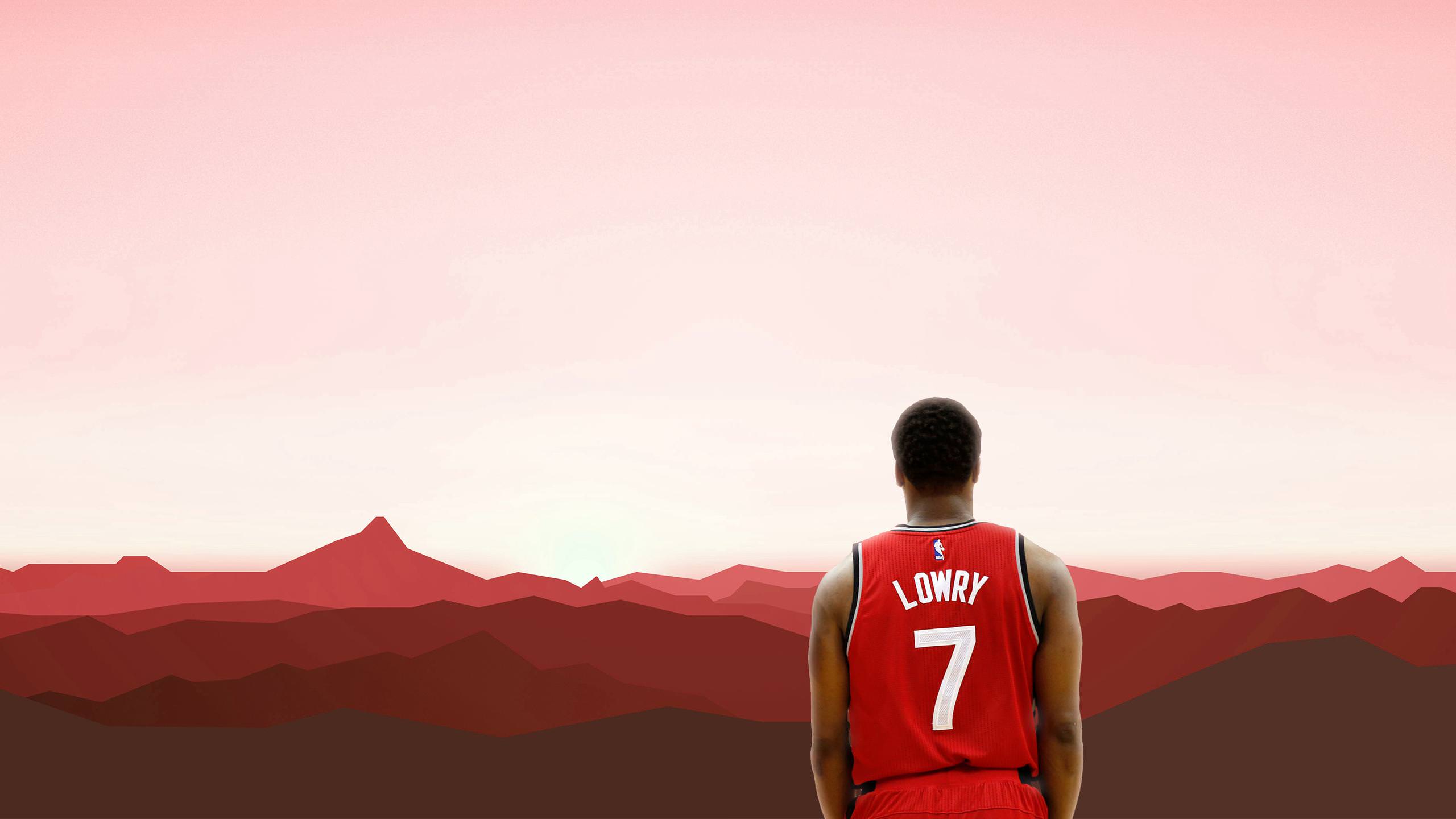 Giocatore Toronto Raptors Lowry montagne, 2560x1440 2K, Monitor Gaming