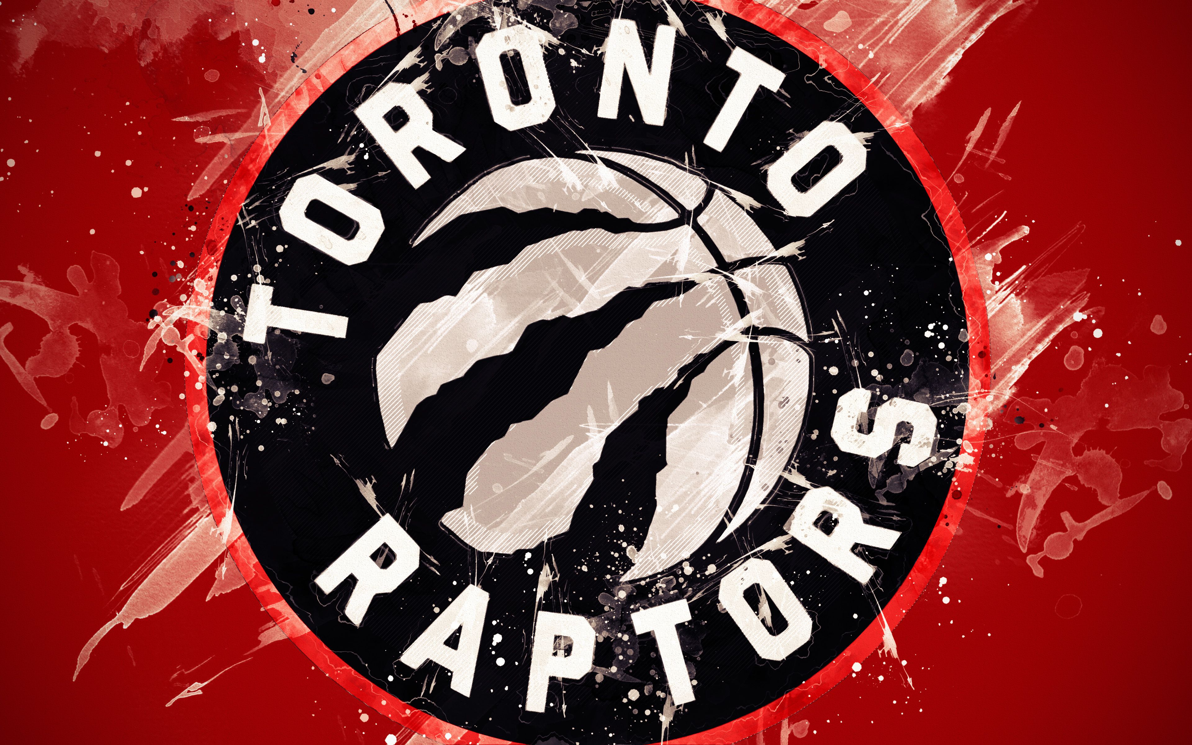 Logo Toronto Raptors basketball, NBA, 3840x2400 4K, Desktop 4K