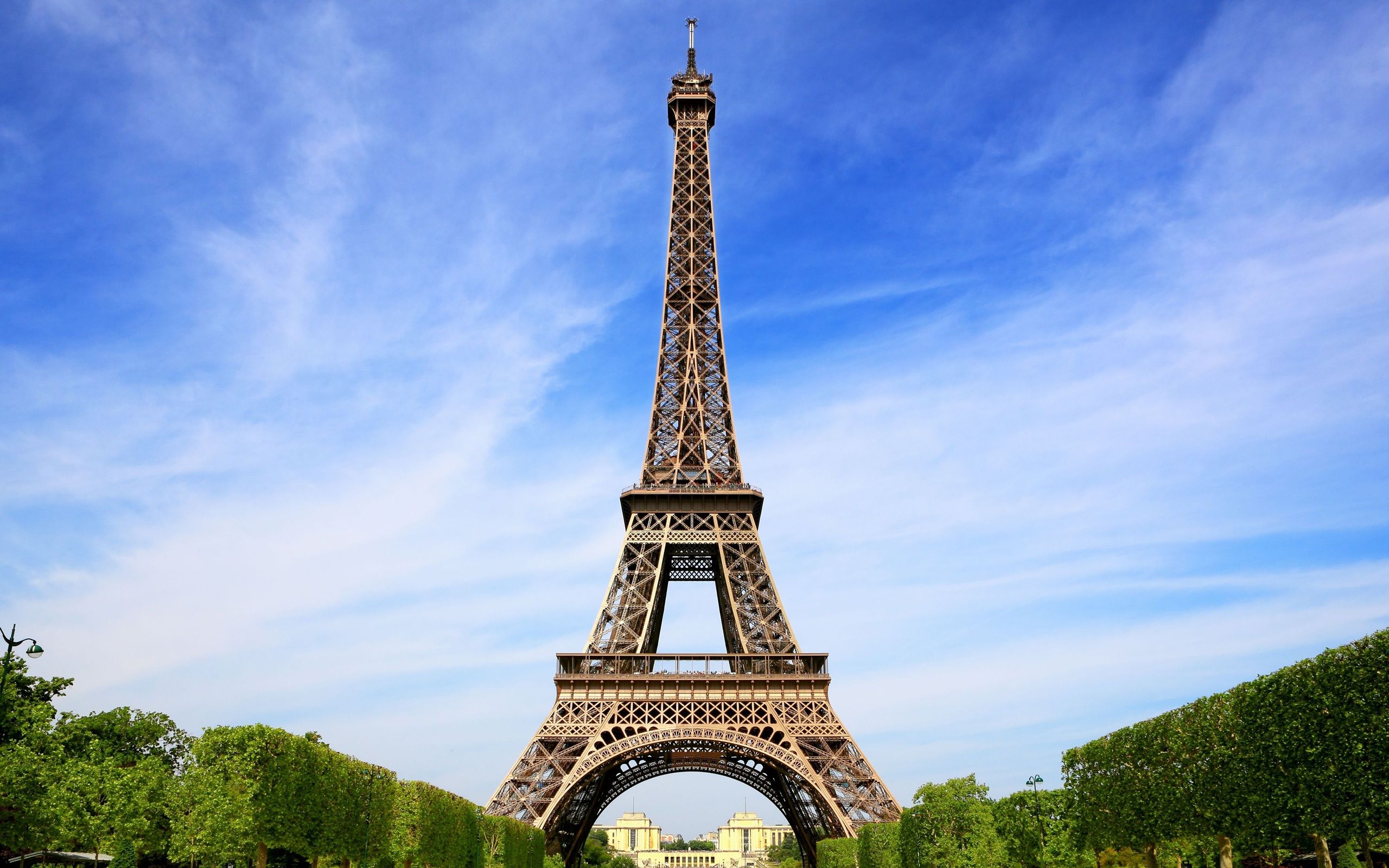 Torre Eiffel Parigi cielo blu, 2560x1600 2K+, Laptop