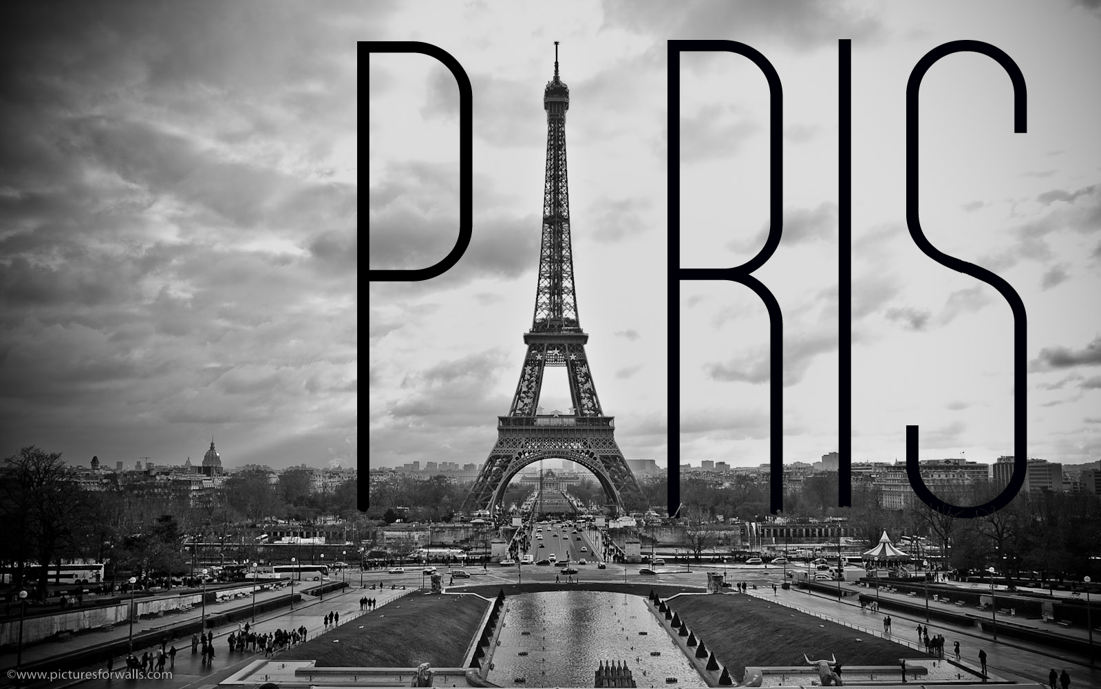 Torre Eiffel bianco e nero, 1600x1001 HD Ready, Desktop