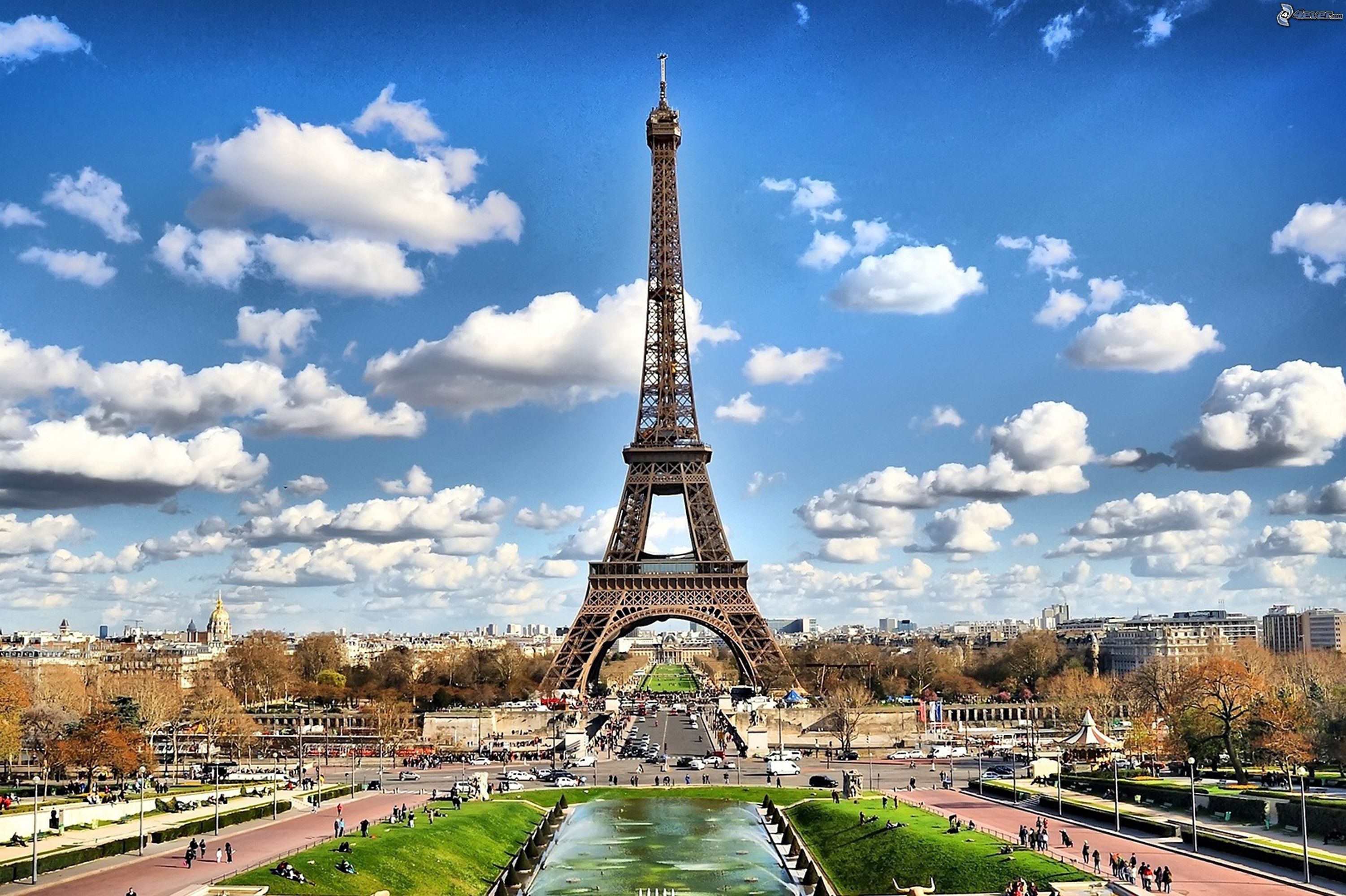Torre Eiffel Parigi cielo, 3003x2000 2K+, Desktop