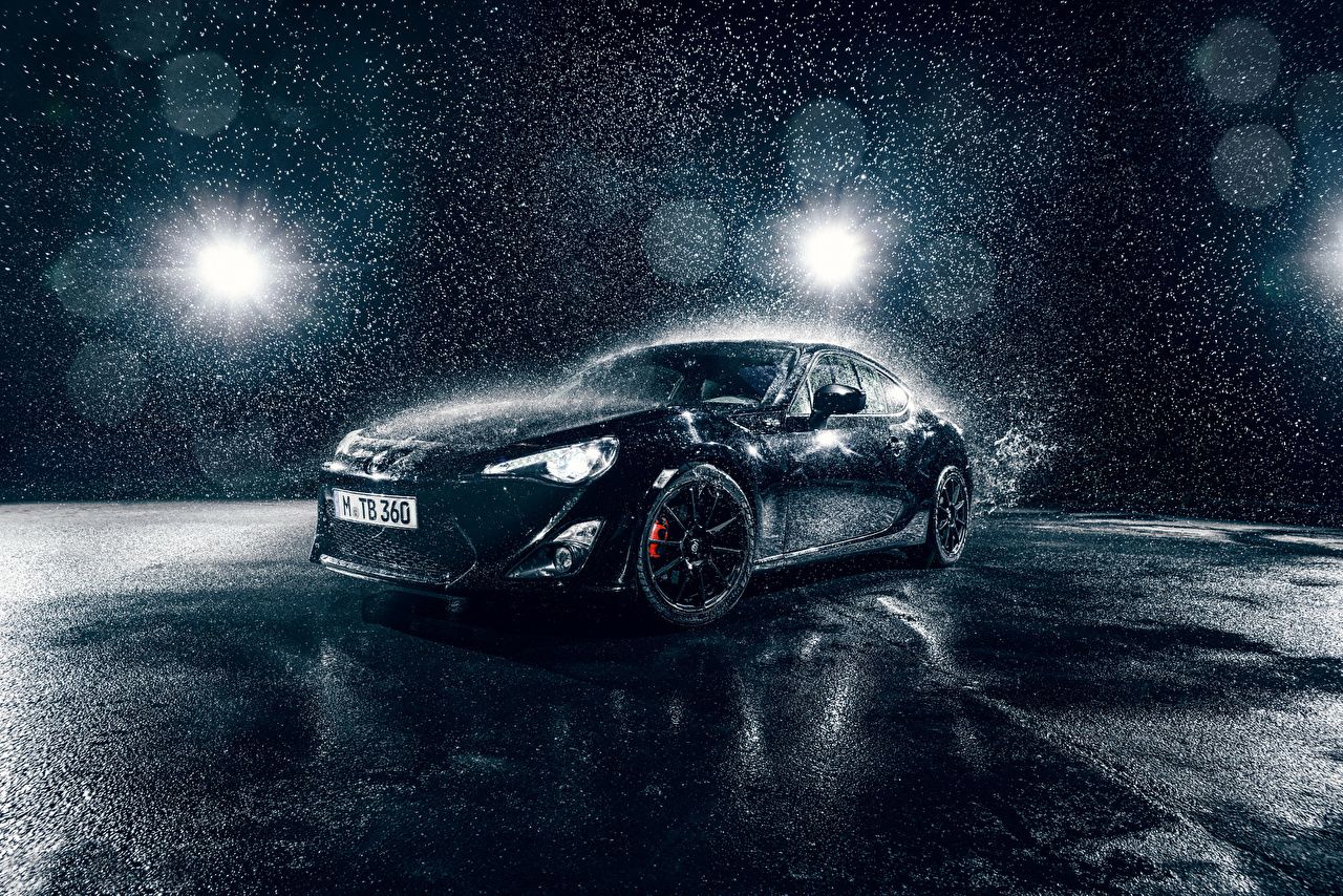 Toyota GT-86 nera, 4096x2304 4K, Desktop 4K