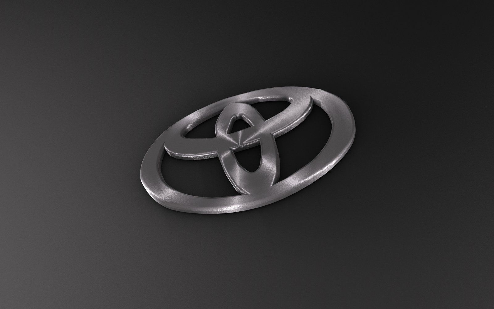 Logo Toyota nero, 1600x1000 900p, Desktop